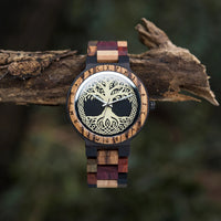 Montre en Bois - Macha Pichu