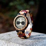 Montre en Bois - Macha Pichu