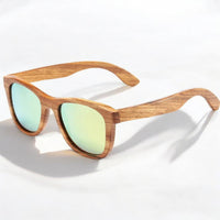 Lunettes en Bois - Yellow