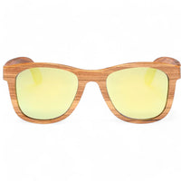 Lunettes en Bois - Yellow