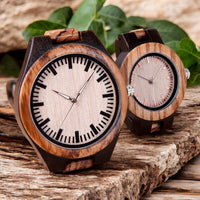 Montres en Couple - Alliance Boisée