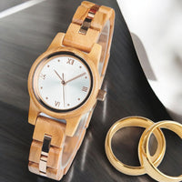 Montre en Bois - Coral
