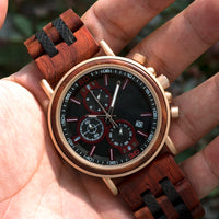 Montre en Bois - Redwood