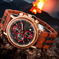 Montre en Bois - Redwood