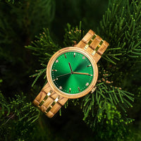 Montre en Bois - Verde