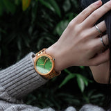 Montre en Bois - Verde