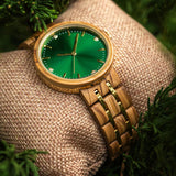 Montre en Bois - Verde