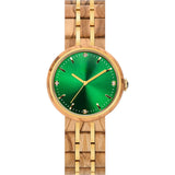 Montre en Bois - Verde