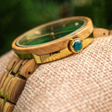 Montre en Bois - Verde